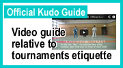 Video guide relative to tournaments etiquette